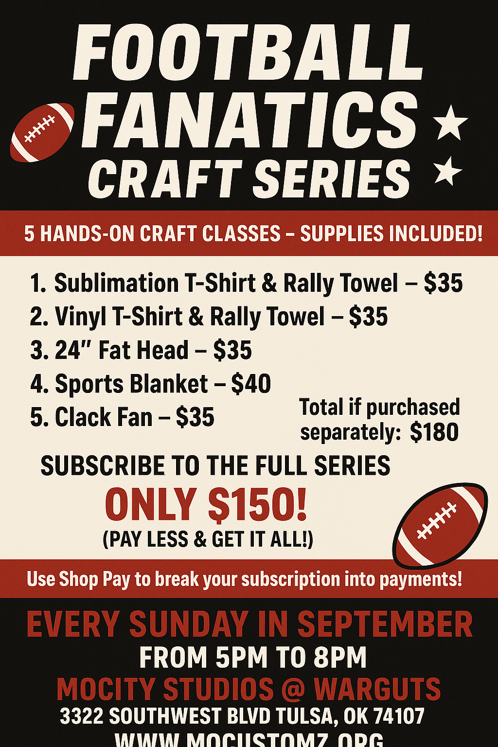Football Fanatics Craft Series