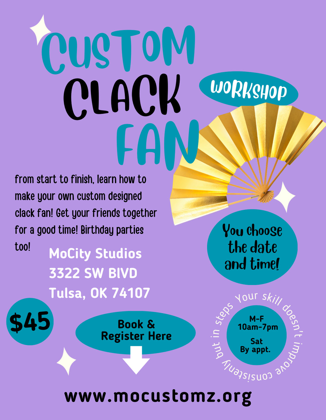 Custom Clack Fan Class