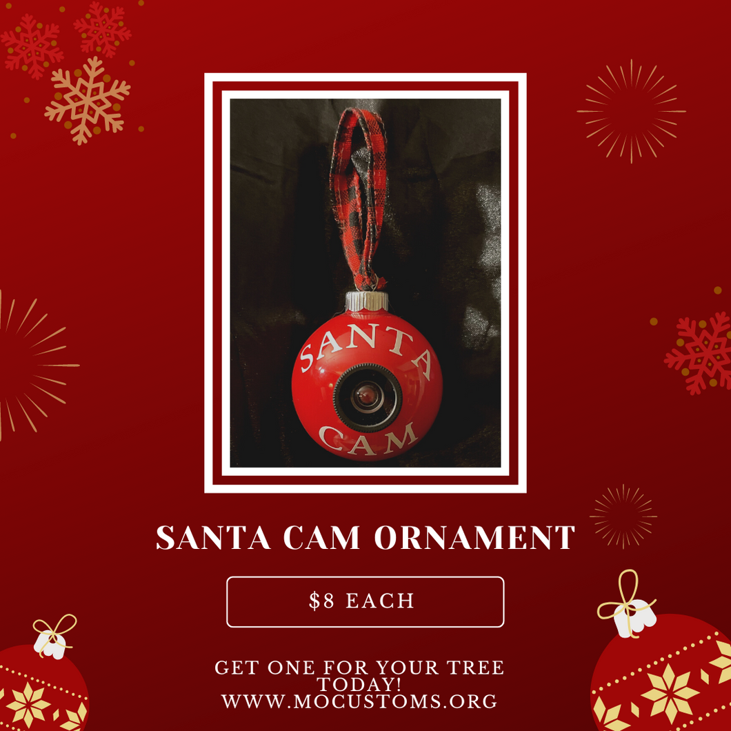 Santa Cam Ornament